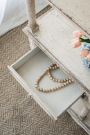 Adela - French Country Bookcase Display Storage Shelf Etageres - Antique White