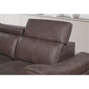 Bruno - Pull Out Complete Sofa Bed With Storage Chaise - Brown