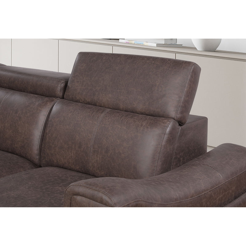 Bruno - Pull Out Complete Sofa Bed With Storage Chaise - Brown
