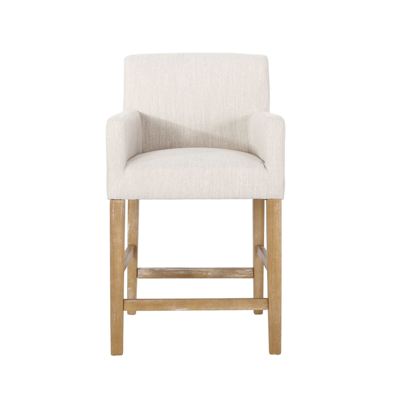 Serenitia - Upholstered Counter Chair With Straight Arm