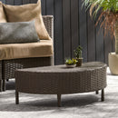 Pt Limon - Outdoor Coffee Table Wicker - Dark Brown