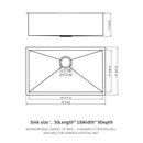 Modern Undermount Stainless Steel Kitchen Sink 16 Gauge, Deep Single Bowl