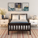 Platform Bed, Mattress Foundation Sleigh Bed With Headboard, Footboard, Slat Support