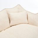 Comfortable Dual Beanbag Chair With High Resilience Foam Core For 2 People