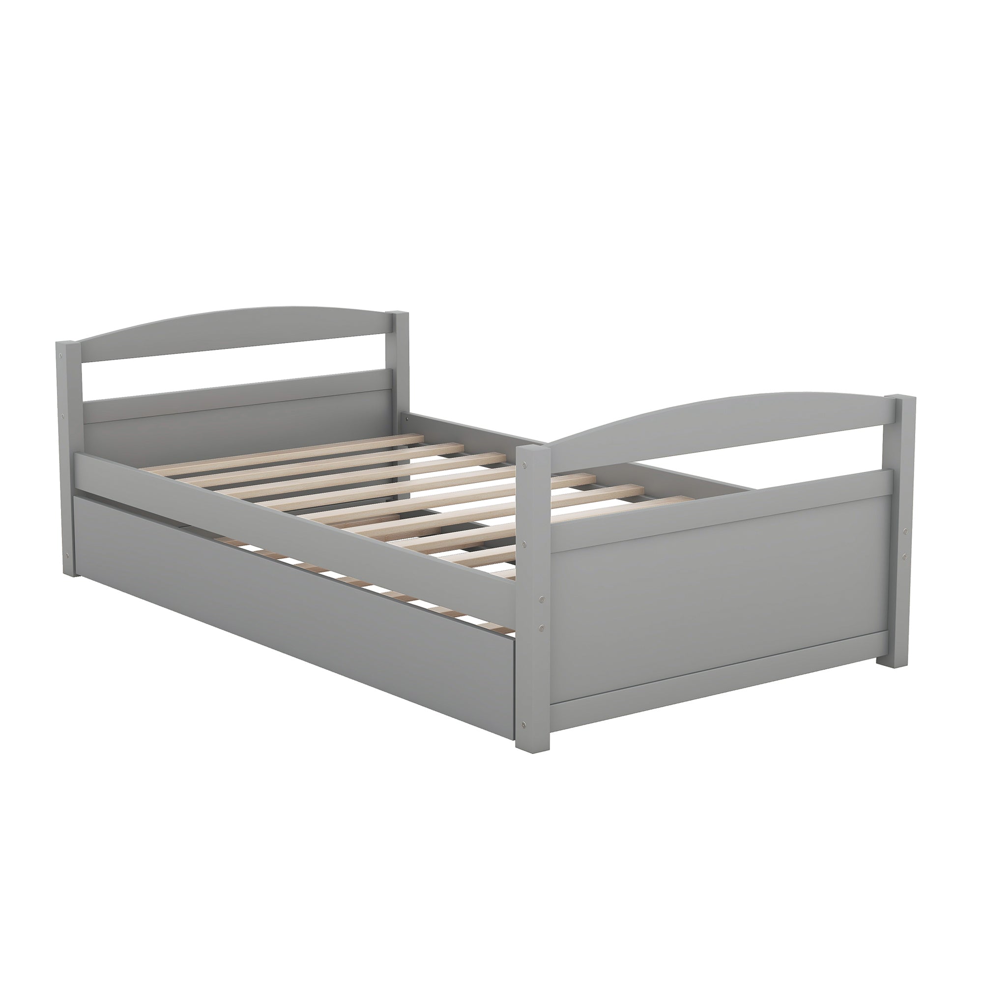 Twin Size Daybed with Trundle, Gray - Atlantic Fine Furniture Melbourne FL
