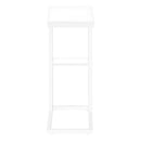 Accent Table, C - Shaped, Marble Look Contemporary & Modern Convenient Design