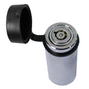 Alu - Adjustable Trailer Drop Hitch With 2" Receiver, 6" Adjustment - Silver