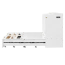 Murphy Bed With Drawer And A Set Of Sockets & USB Ports, Pulley Structure Design