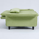 Modern Fabric Multi-Functional Sofa Bed With Adjustable Armrests And Backrests