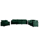 Elegant Corduroy Oversized Sectional Sofa Set With Deep Seats And Flexible Layout