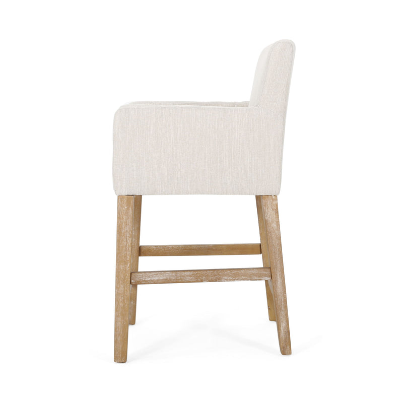 Serenitia - Upholstered Counter Chair With Straight Arm