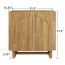 2 Door Cabinet, Suitable For Bedroom - Natural