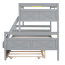 Bunk Bed With Ladder And Safety Guardrail