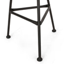 Petrichor - Outdoor Side Table With Tempered Glass And Steel Frame