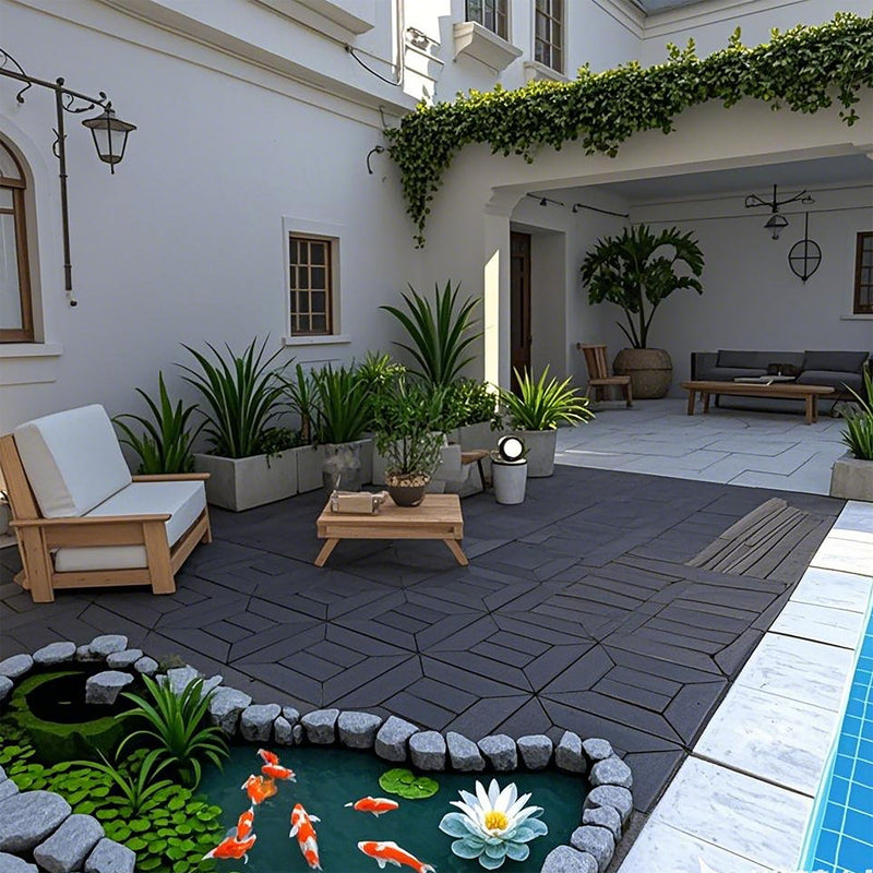 New Style Patio Diy Module Interlocking Decking Tiles, Floor Outdoor And Indoor, Easy And Quick Installation