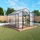 Gain Height Windproof Greenhouse All Season Outdoor Garden Shelter