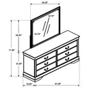 Louis Philippe - Six-Drawer Dresser