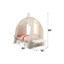 Priya II - Full Bed - White & Light Purple - Atlantic Fine Furniture Inc