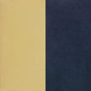 Kella - 5 Piece Round Marble Top Dining Set - Blue And Gold