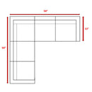 Luxurious Wicker Patio Sectional With Weather Resistant Sunbrella Cushions