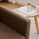 Modern Upholstered Square Swivel Accent Chair With 360 Degree Rotation