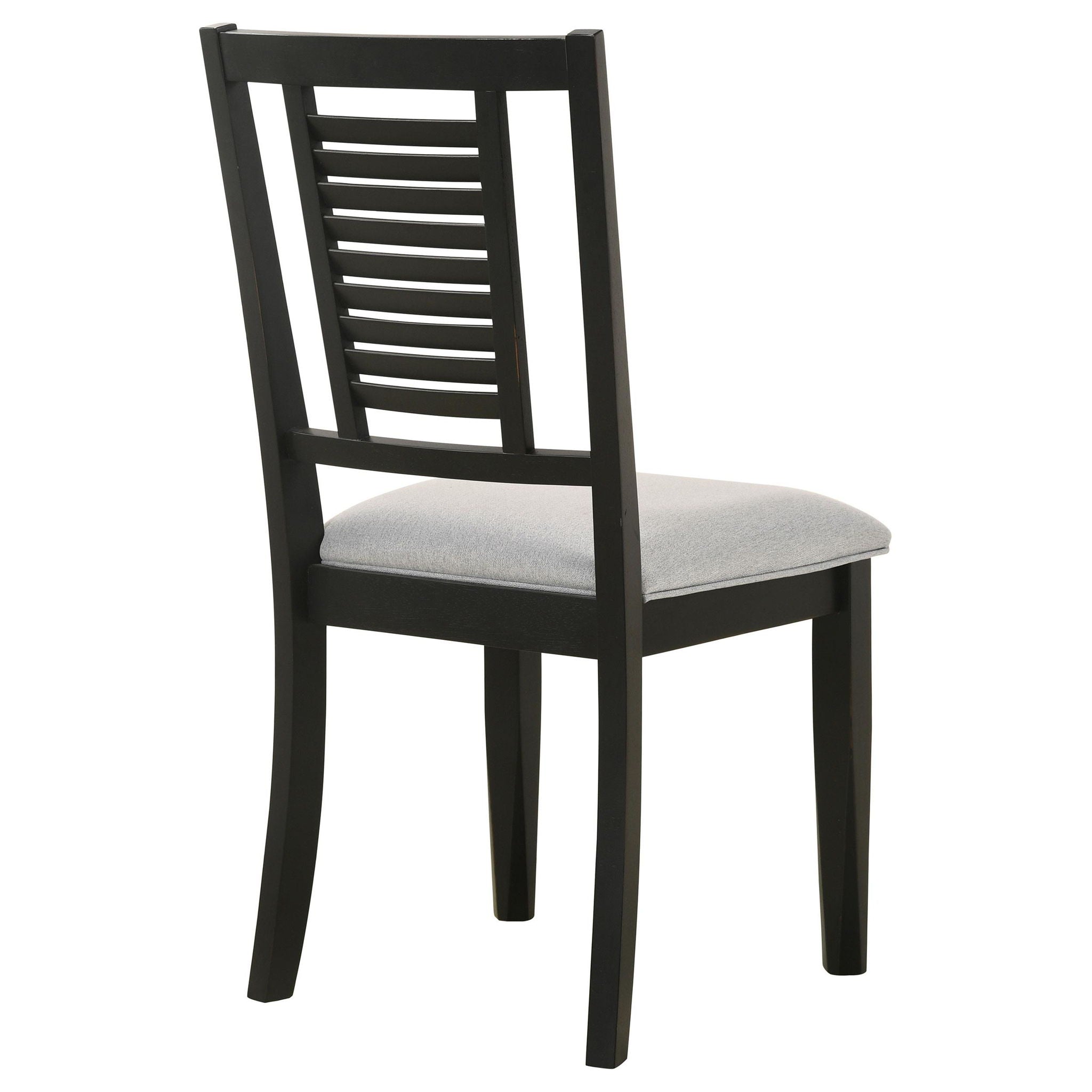 Appleton Wood Dining Side Chair Washed Black (Set of 2) - Atlantic Fine Furniture Melbourne FL