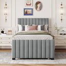Upholstered Design Platform Bed With Trundle