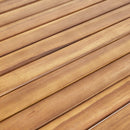 Modern Indoor Square Acacia Wood Dining Table With Toothpick Leg Design