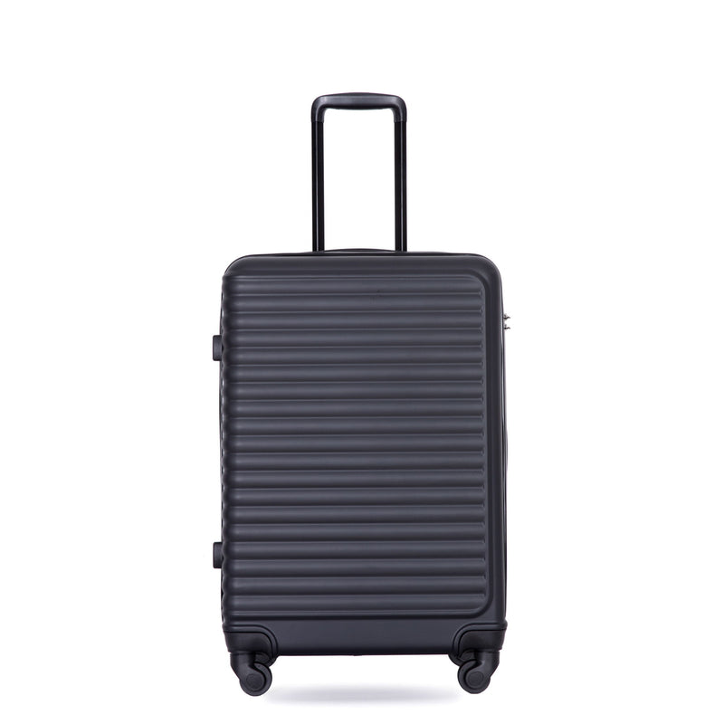3 Piece Luggage Sets Lightweight Suitcase With Two Hooks, Spinner Wheels, Tsa Lock