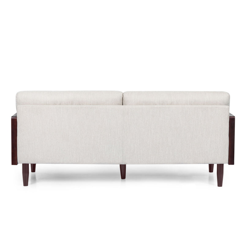 Mid - Century 3 Seater Sofa With Pillow Cushions