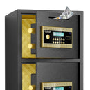 Large Double Door Coin Operated Safe, Digital Security Safe With Fireproof And Waterproof Bag