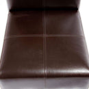 Bonded Leather Upholstered Dining Chair With Solid Wood Legs (Set of 2) - Chocolate