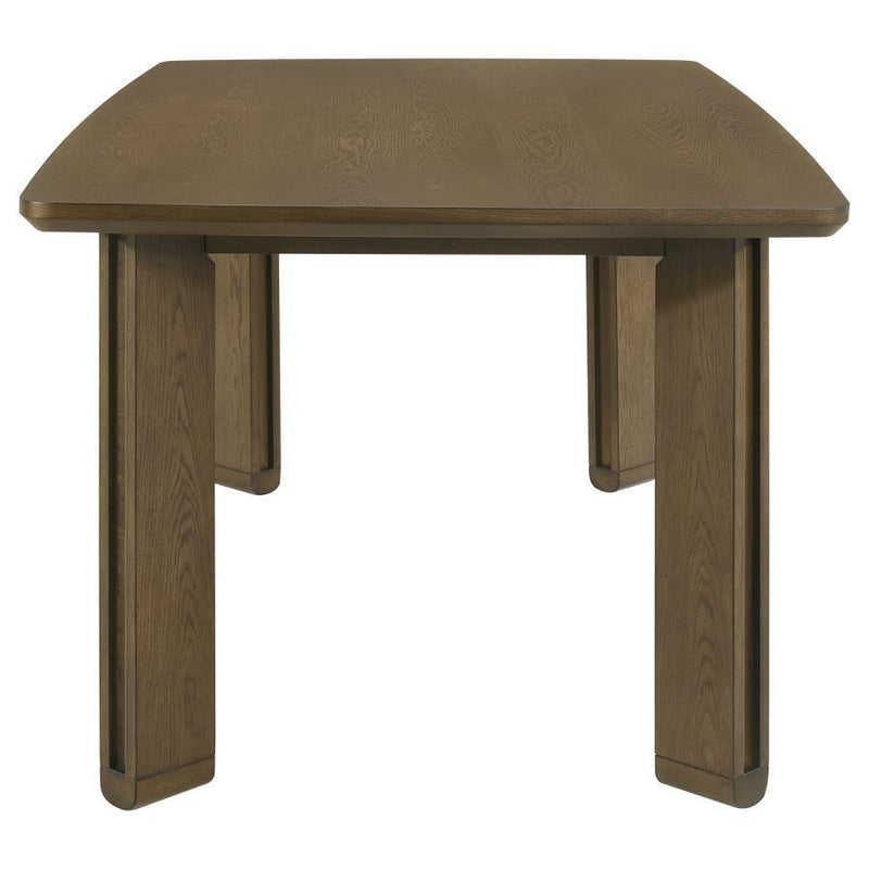 Ottowa - 7 Piece Rectangular Wood Dining Room Table Set - Brown