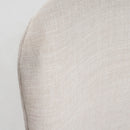 Elegant Classic Upholstered Loveseat With Curved Backrest