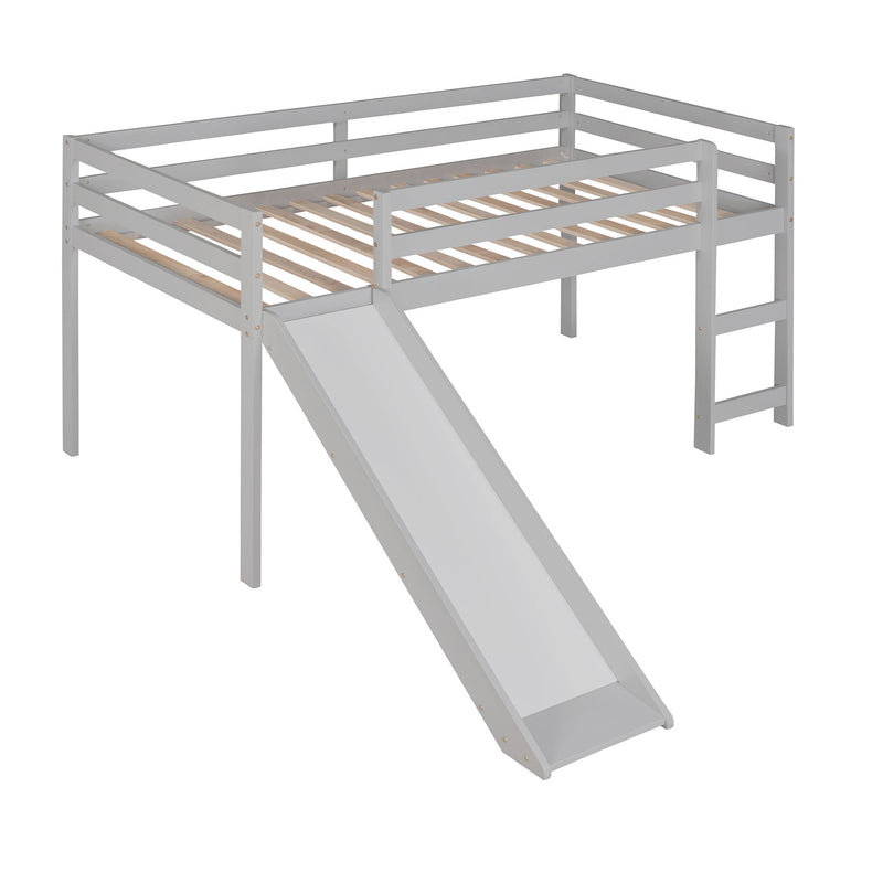 Loft Bed With Slide, Multifunctional Design