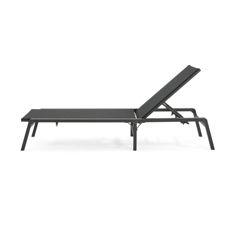 Westport - Outdoor Folding Lounge (Set of 2) - Black