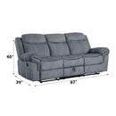 Zubaida - Sofa w/USB Dock & Console(Motion) - Atlantic Fine Furniture Inc
