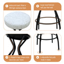 Modern Backless Bar Stools For Kitchen Island (Set of 2)