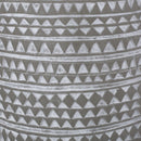 Outdoor Side Table With Cylindrical Shape - White