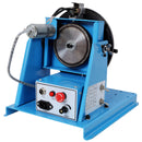 Portable Rotary Welding Positioner With 3 Jaw Lathe Chuck, 0 - 90° Turntable - Blue