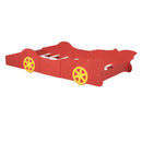 Race Car Shaped Platform Bed & Wheels
