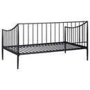 Newbury - Metal Twin Daybed Bed Frame - Matte Black