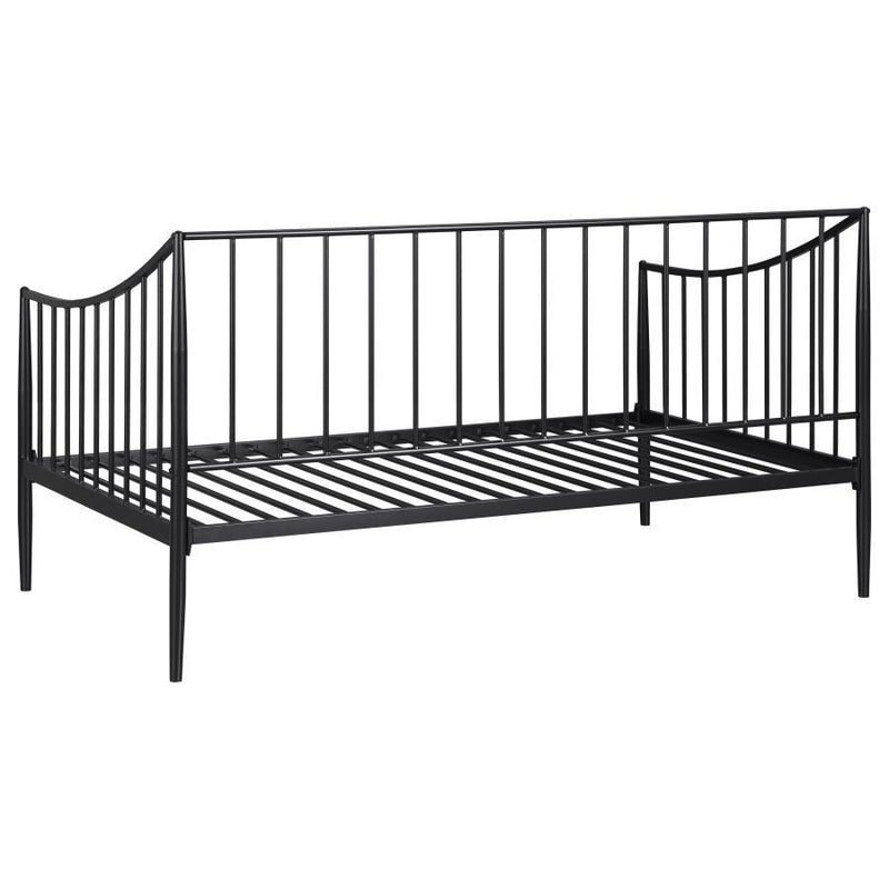 Newbury - Metal Twin Daybed Bed Frame - Matte Black