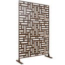 Decorative Freestanding Metal Privacy Screen For Indoor & Outdoor Use