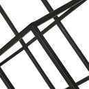 Modern Industrial Tabletop Wine Rack With 7 Bottle Holders - Black