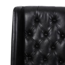 Sophisticated Tufted Dining Chair With High Back Design