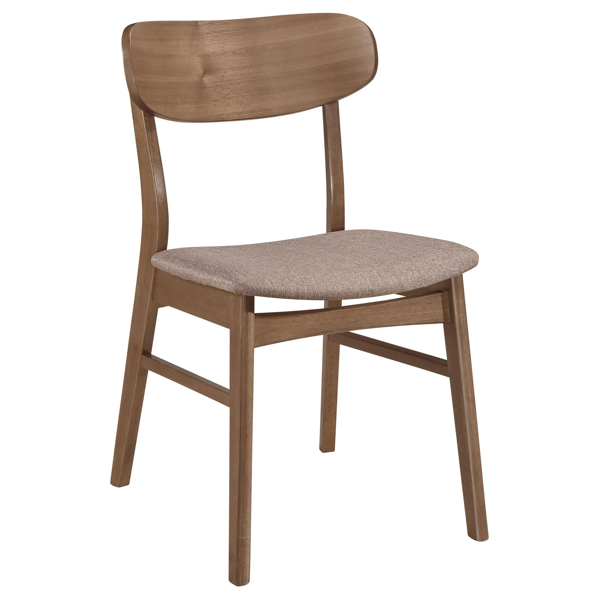 Dortch Dining Side Chair Walnut and Brown (Set of 2) - Atlantic Fine Furniture Melbourne FL