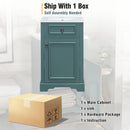 Elegant Bathroom Vanity With Ceramic Sink, Soft Close Door, Adjustable Shelf