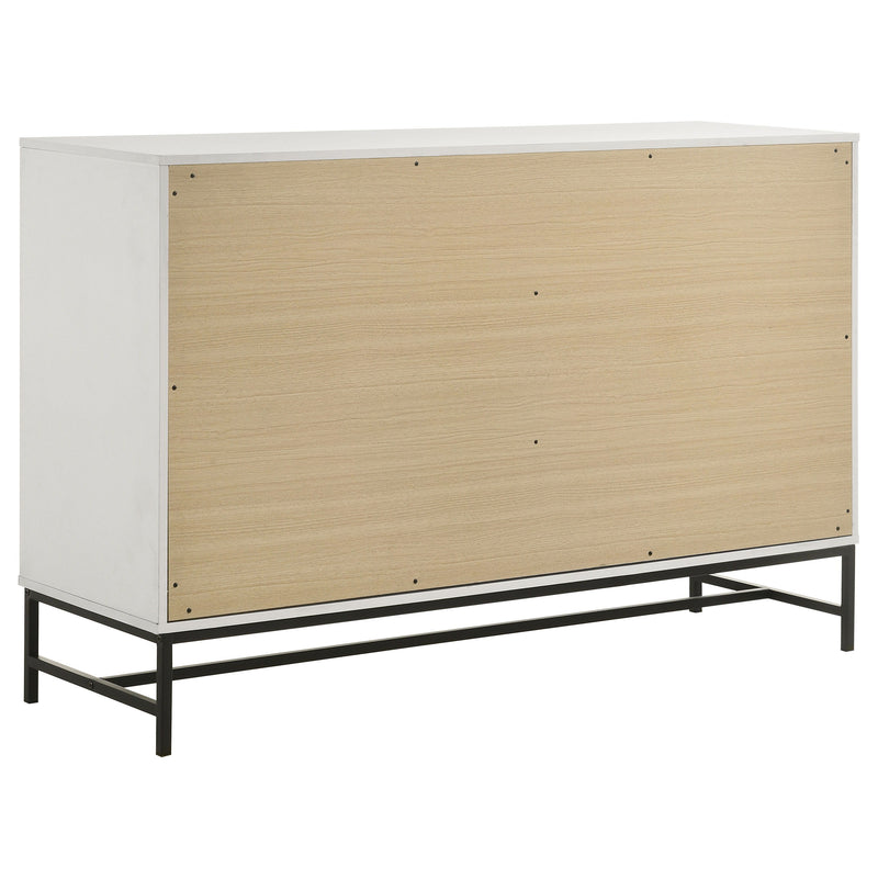 Sonora - 6-Drawer Bedroom Dresser - White