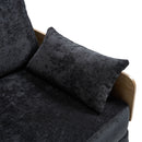 Mid Century Modern Foldable Sofa Bed, 3 In 1 Convertible Sleeper With 3 Pillows